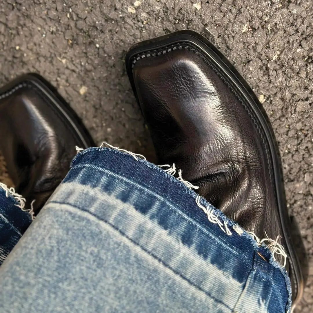 Beckket Men's Leather Crease Boot