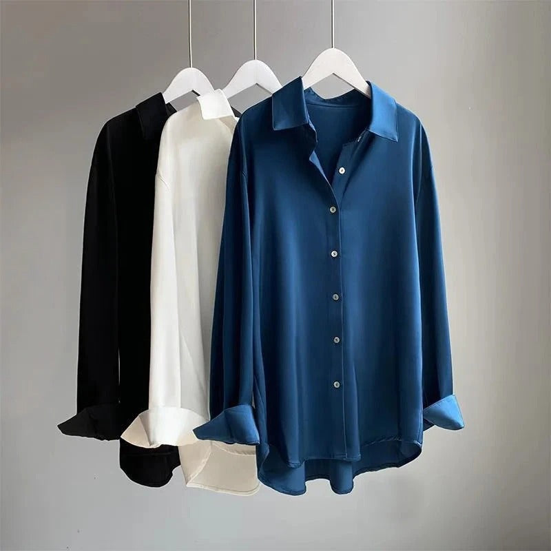 Lizza Women's Silk Blouse Shirt