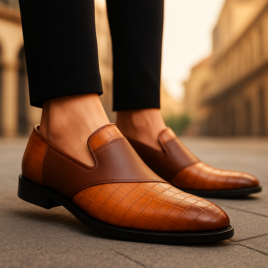 Fabio Men's Croc Loafers