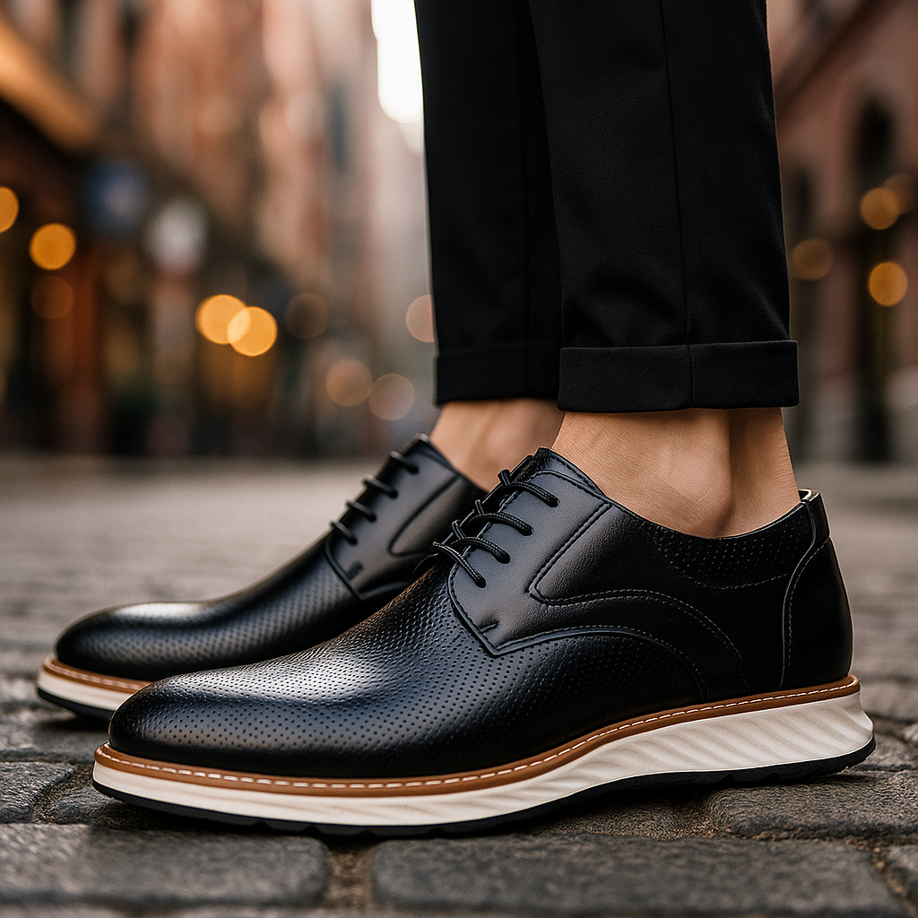 Milano Men's Classic Leather Sneakers