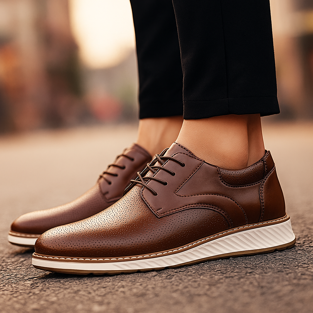 Milano Men's Classic Leather Sneakers