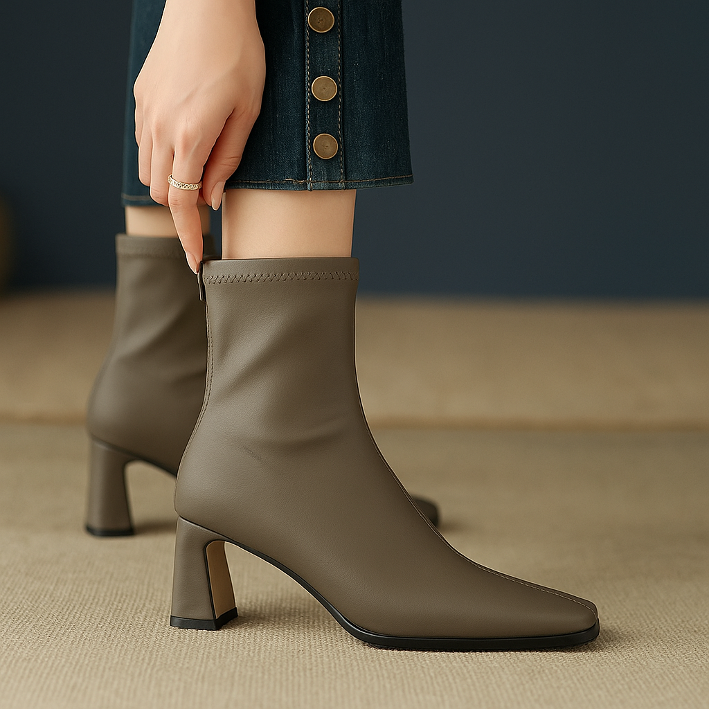 Karolina Leather Chelsea Ankle Boots