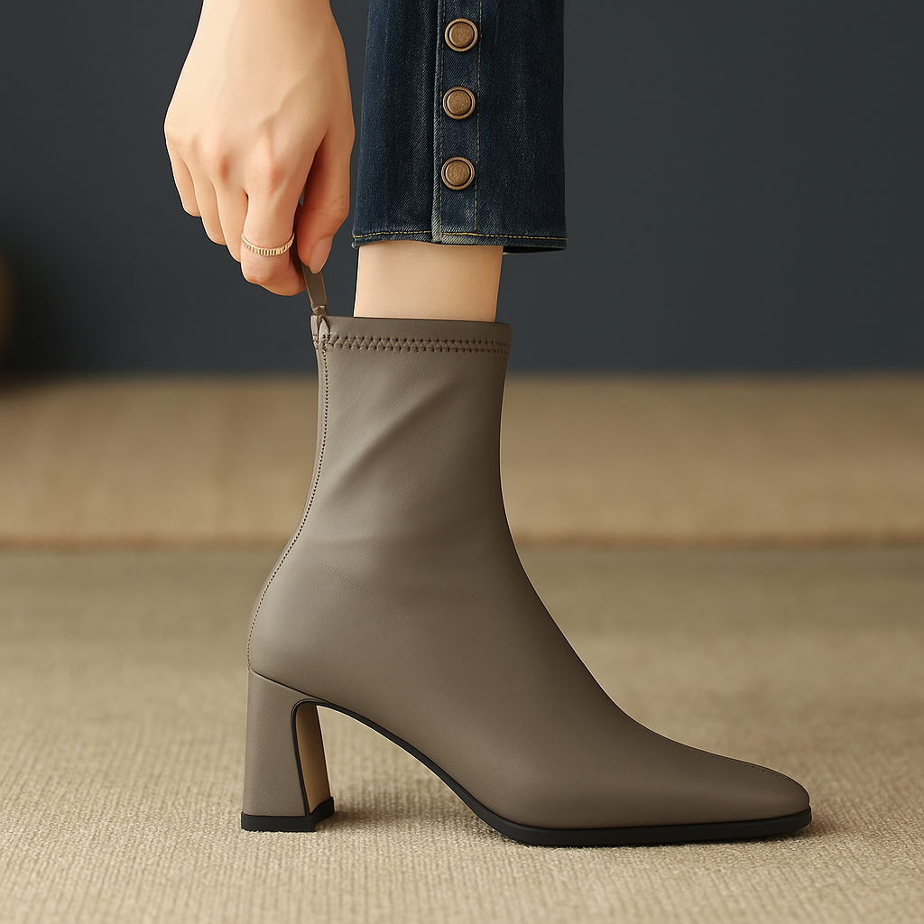 Karolina Leather Chelsea Ankle Boots