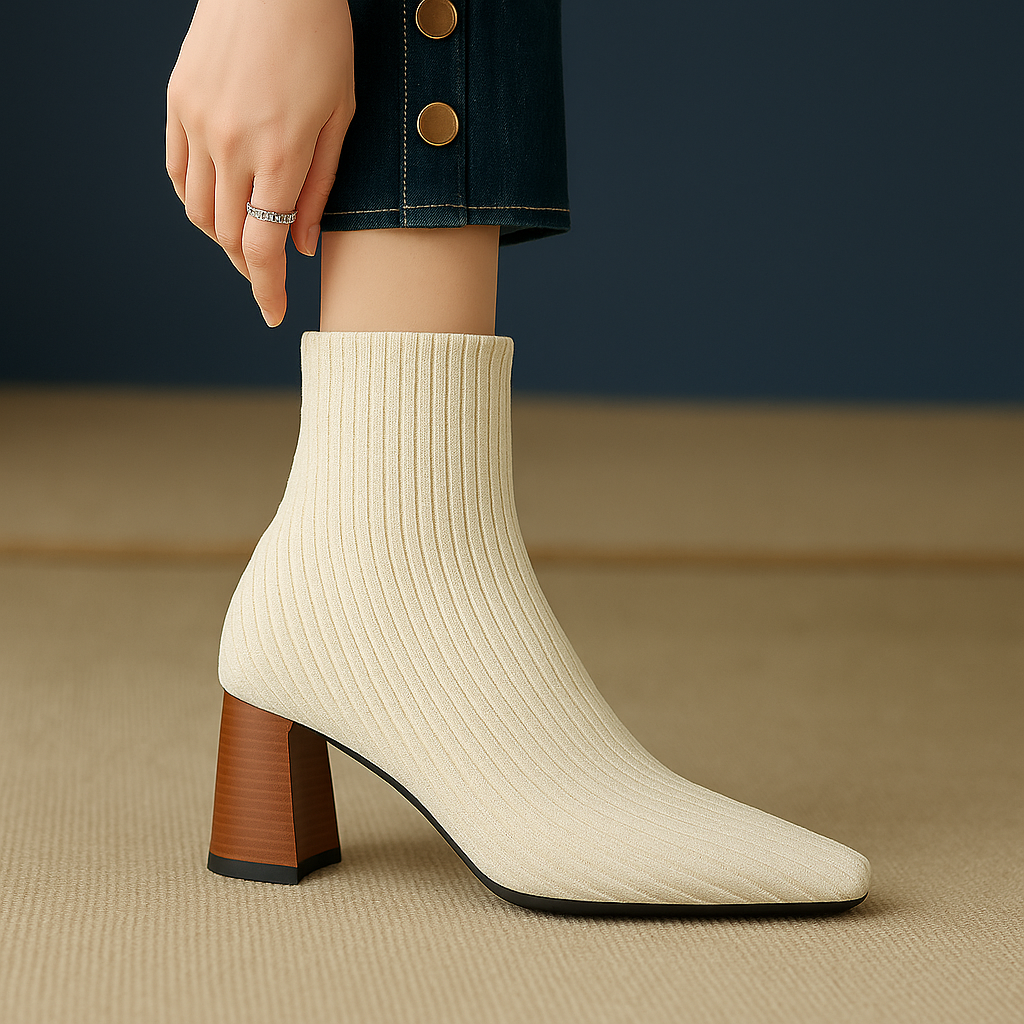 Hailee Sock Chelsea Ankle Boots