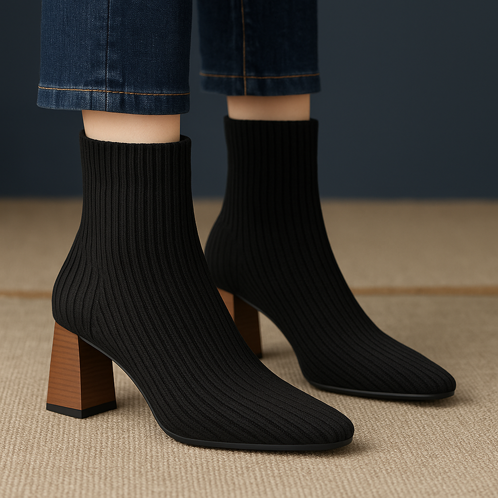 Hailee Sock Chelsea Ankle Boots