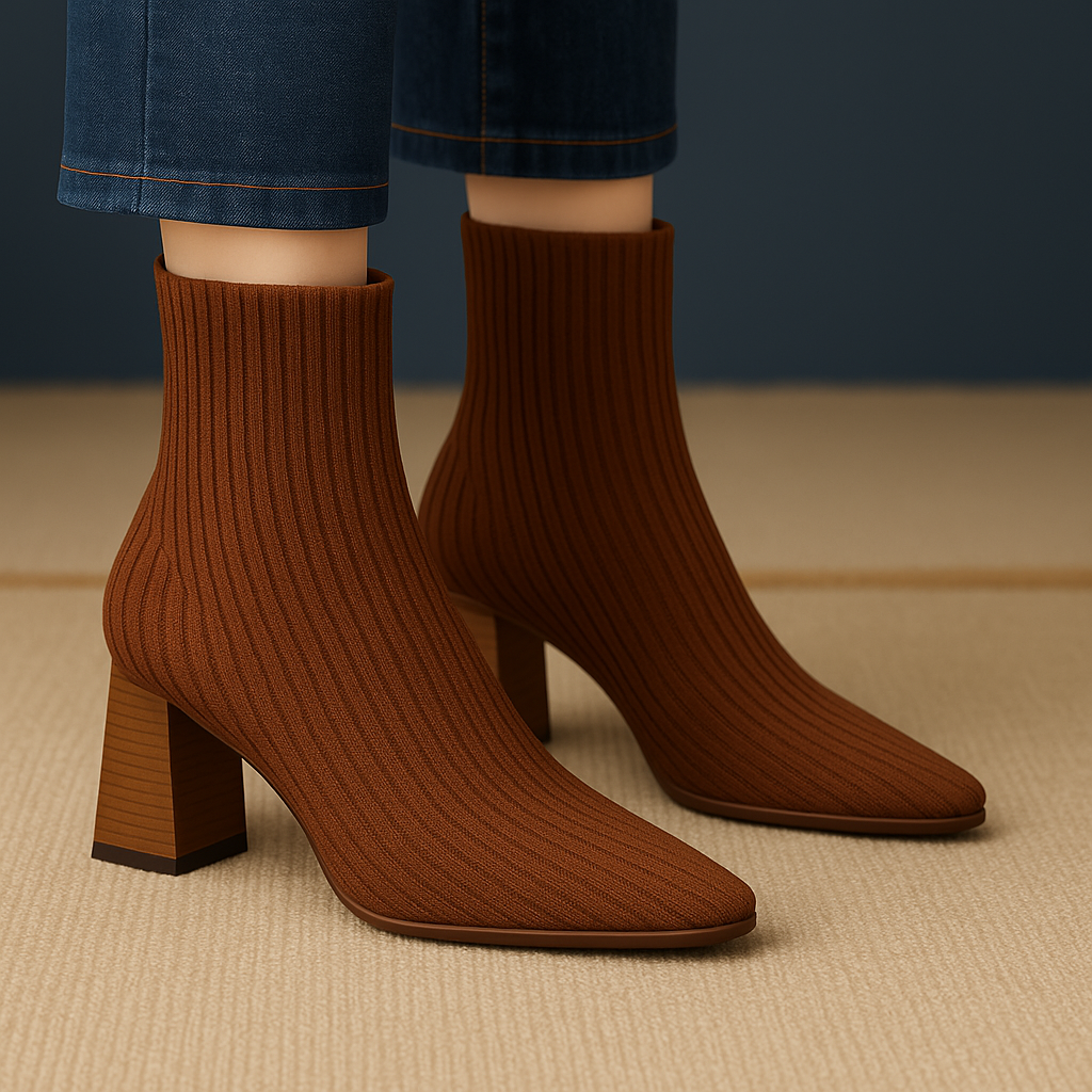Hailee Sock Chelsea Ankle Boots