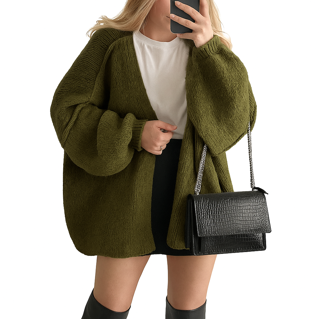 Synthia Women's Loose Knitted Cardigan