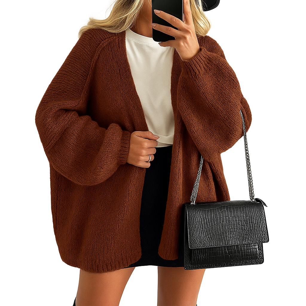 Synthia Women's Loose Knitted Cardigan