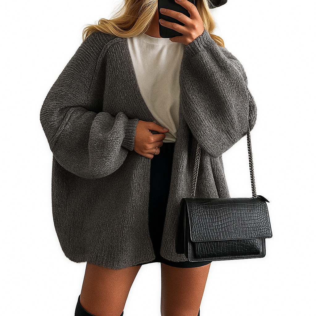 Synthia Women's Loose Knitted Cardigan