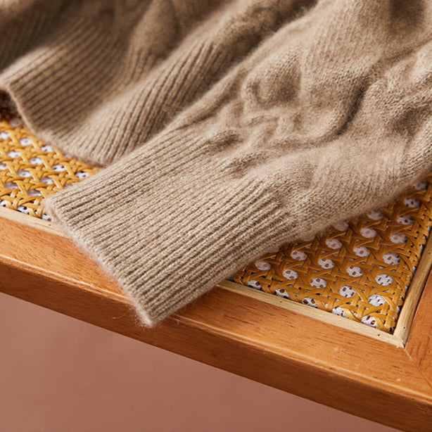 Laccento Women's Turtleneck Cashmere Sweater