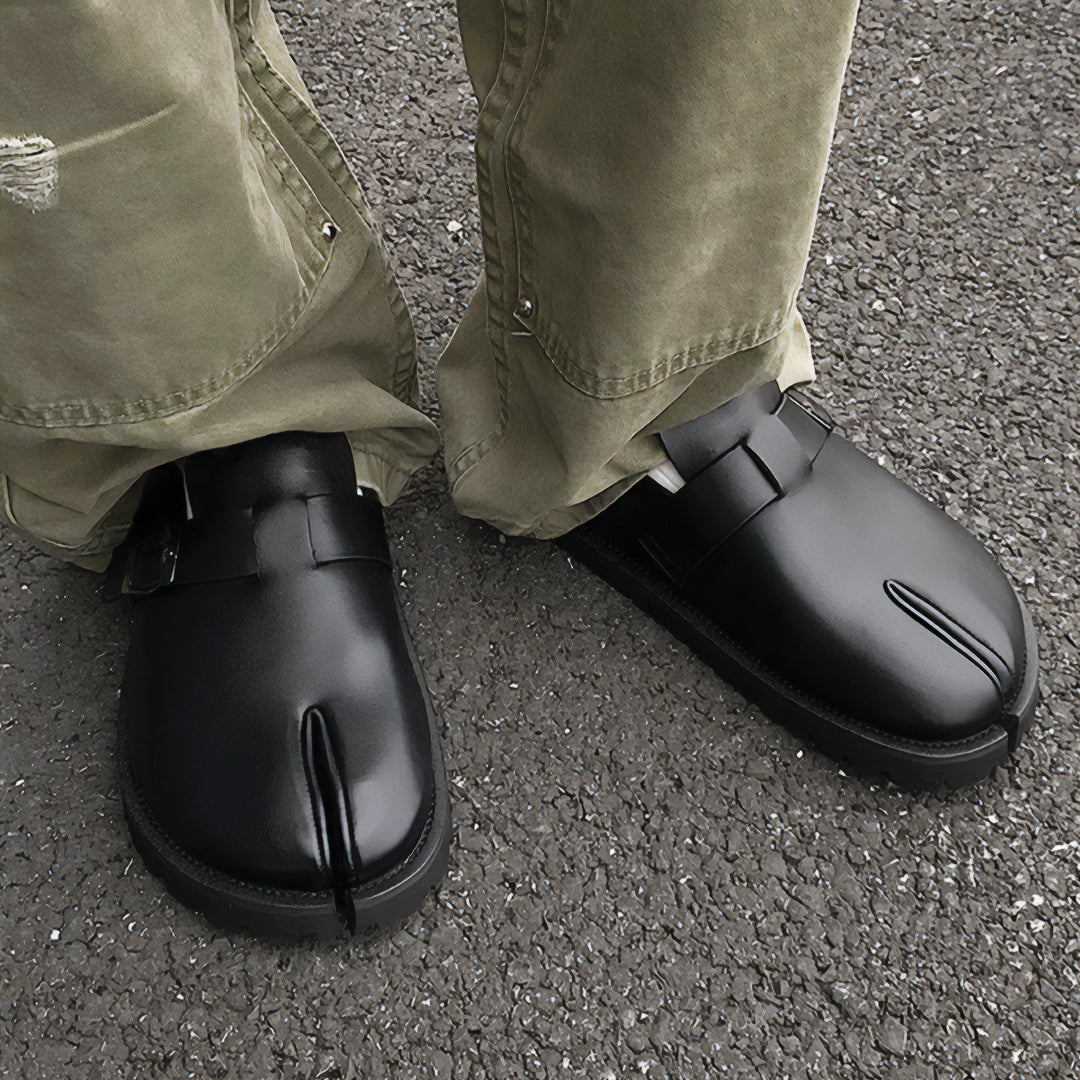 Jasper Men's Tabi Buckle Mules