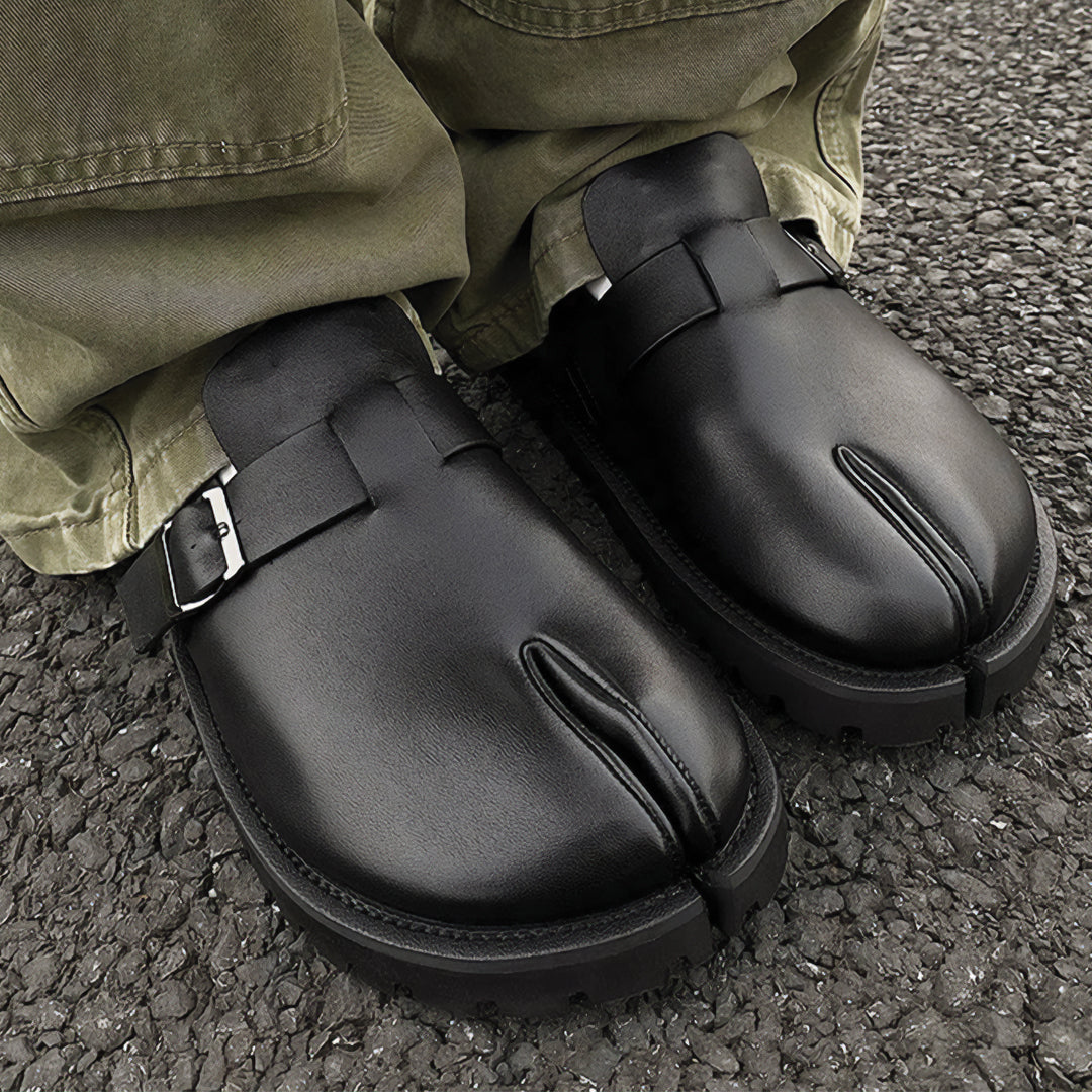 Jasper Men's Tabi Buckle Mules