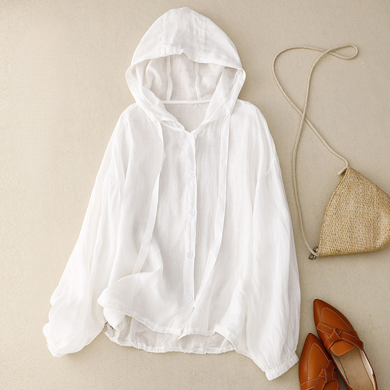 Amara Women's Linen Hoodie