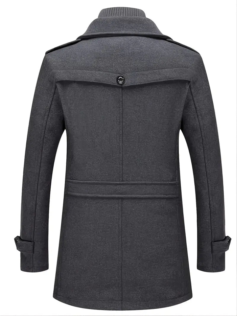 Hugo Men's Double Breasted Pea Coat