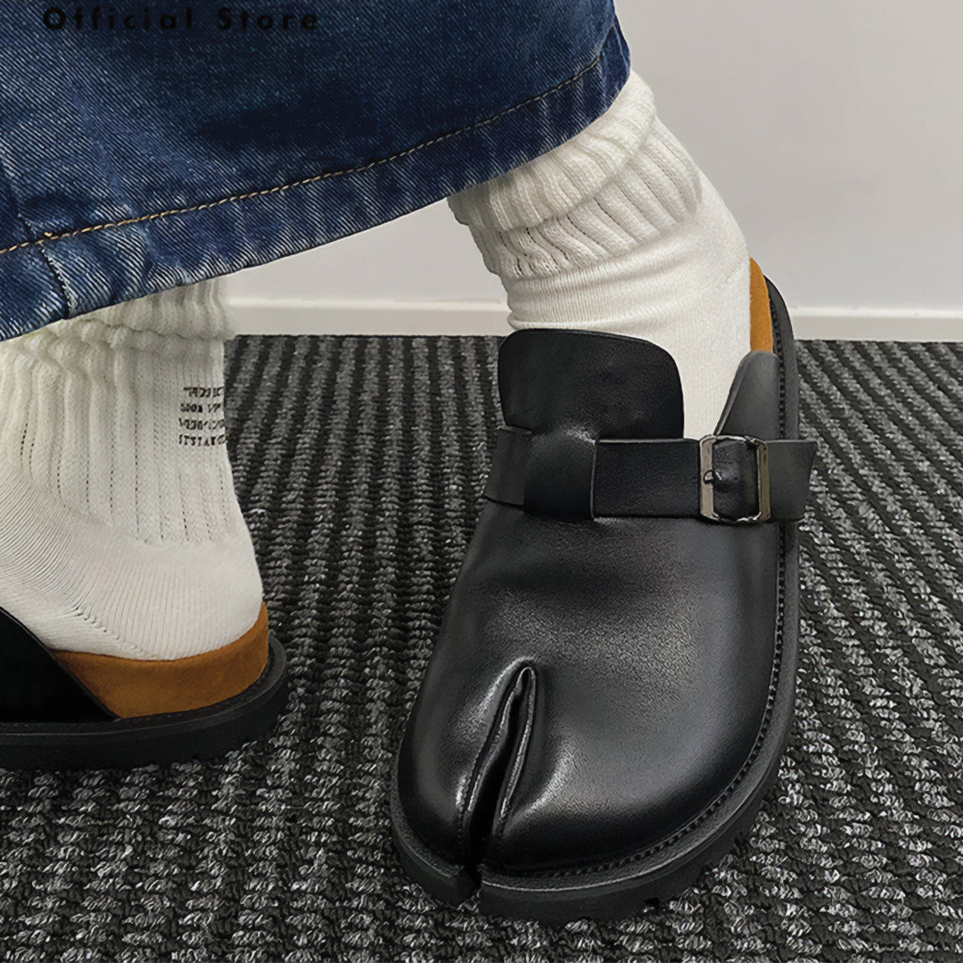 Jasper Men's Tabi Buckle Mules