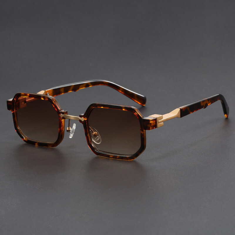 Xavier Polarized Aviator Square Sunglasses