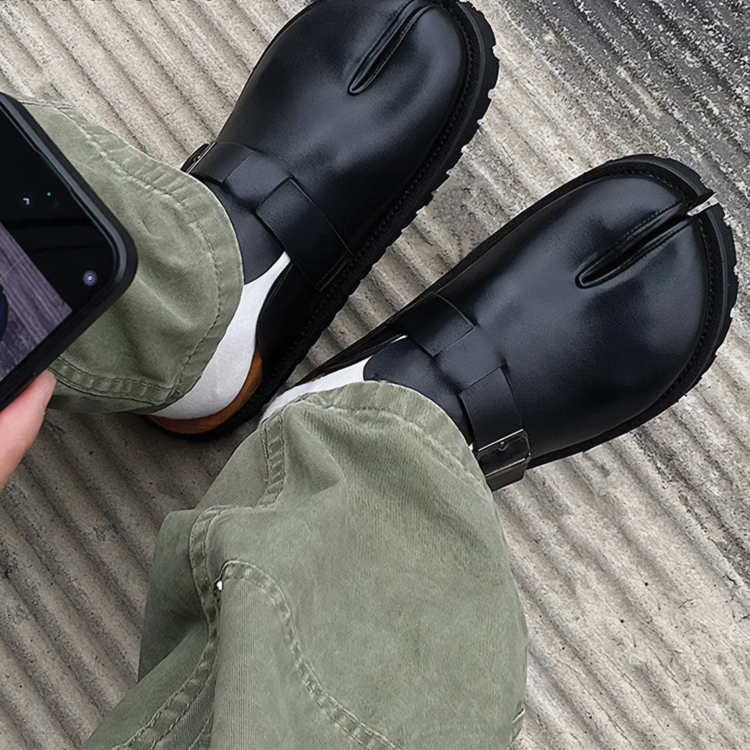 Jasper Men's Tabi Buckle Mules