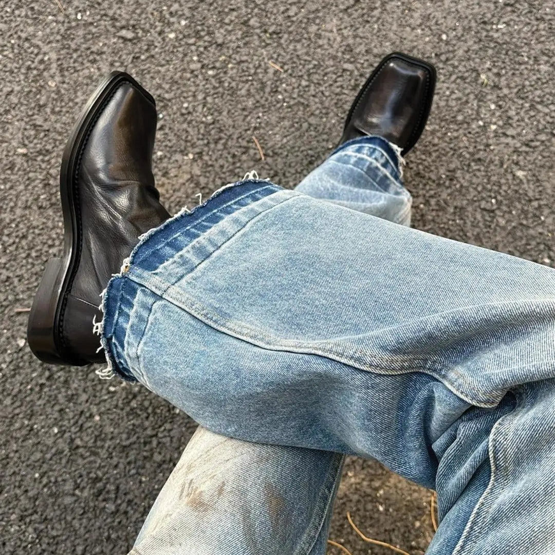 Beckket Men's Leather Crease Boot