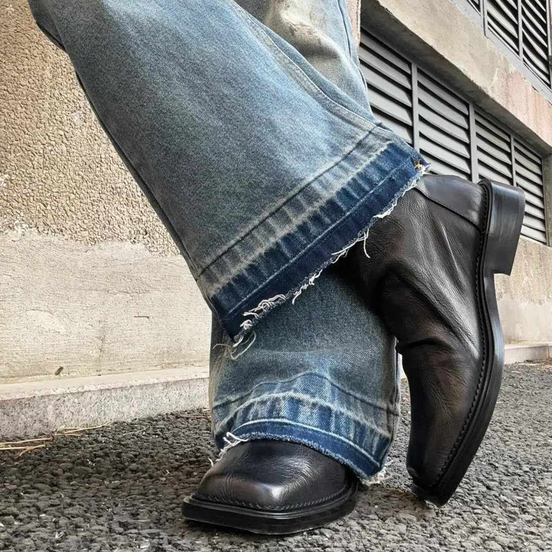 Beckket Men's Leather Crease Boot