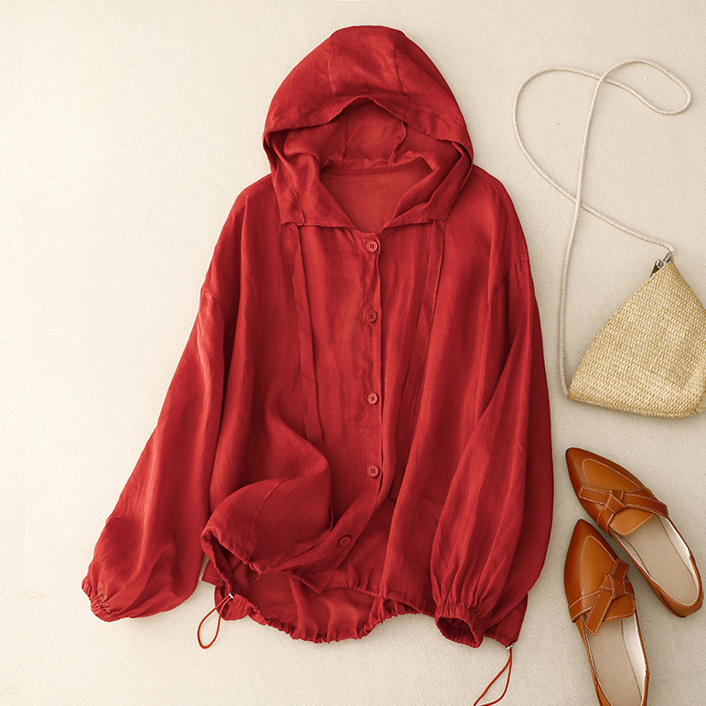 Amara Women's Linen Hoodie