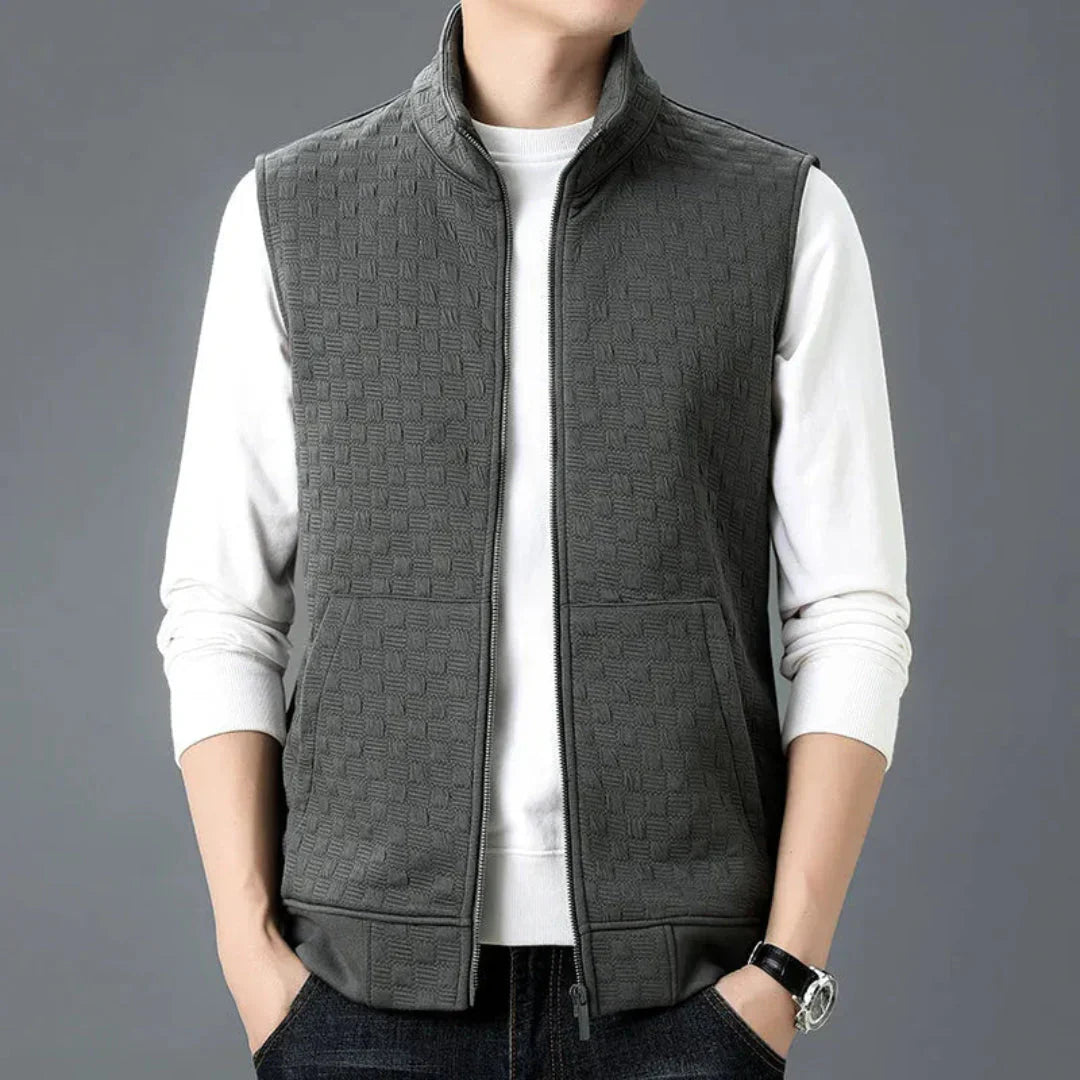 Men's Winter Fleece Knit Vest