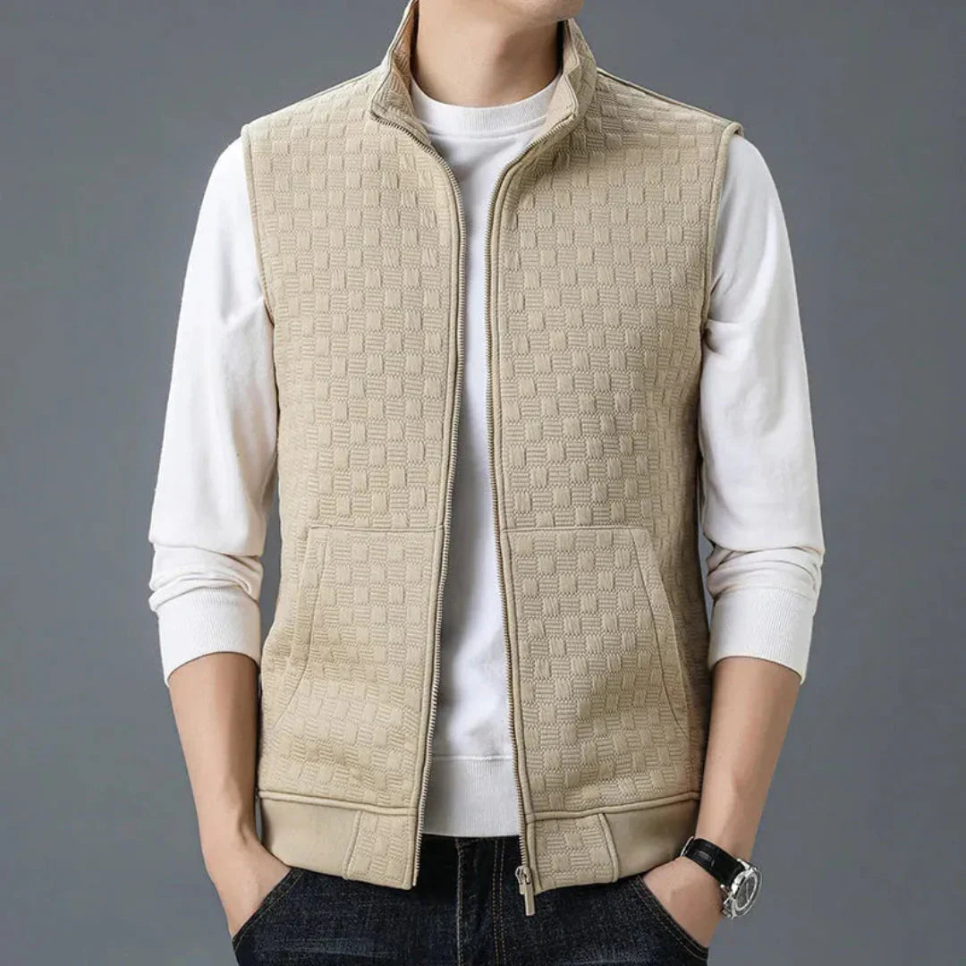 Men's Winter Fleece Knit Vest
