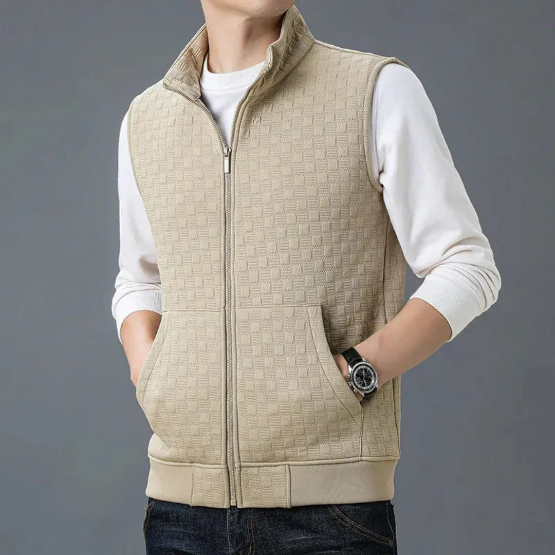 Men's Winter Fleece Knit Vest