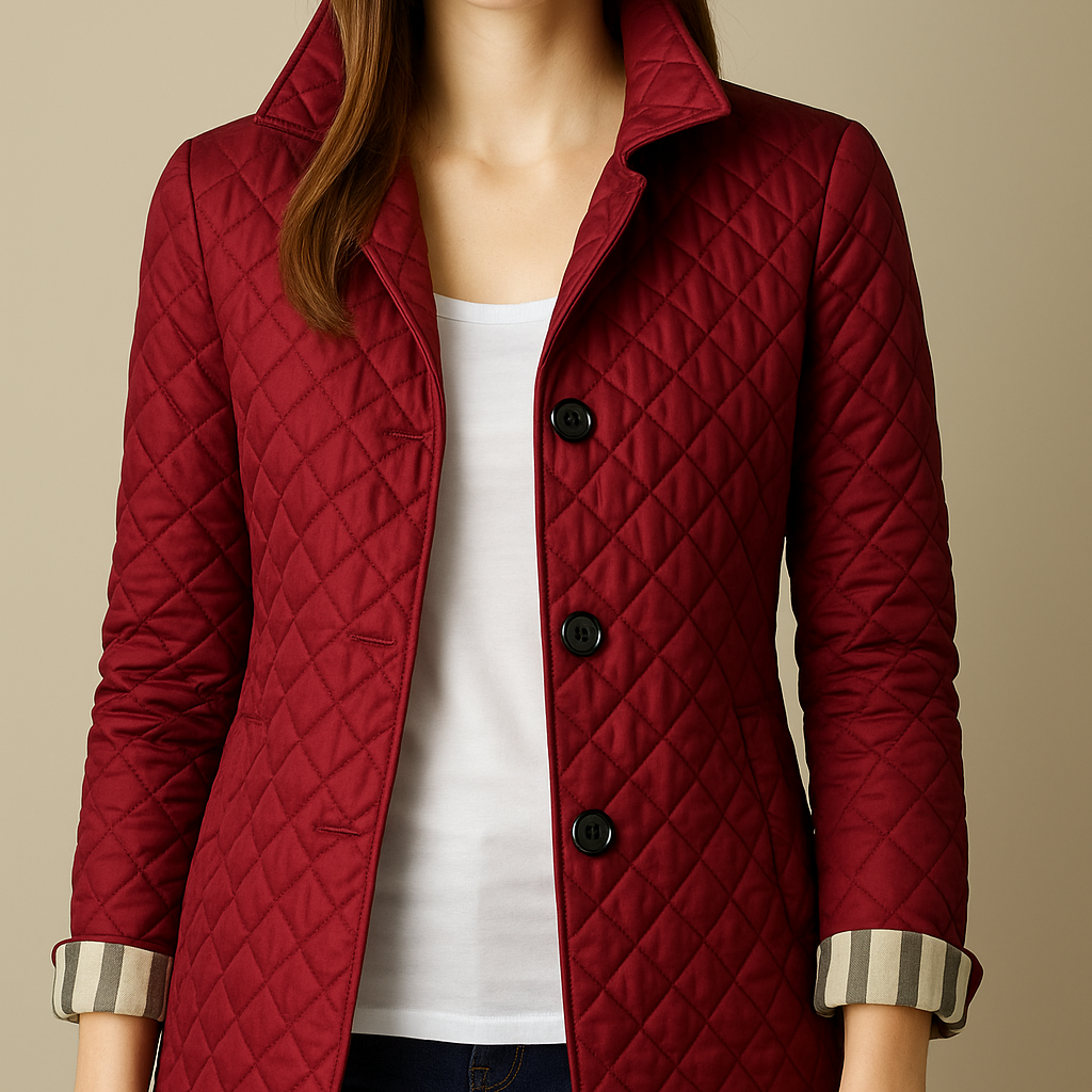 Madona Quilted Button Jacket