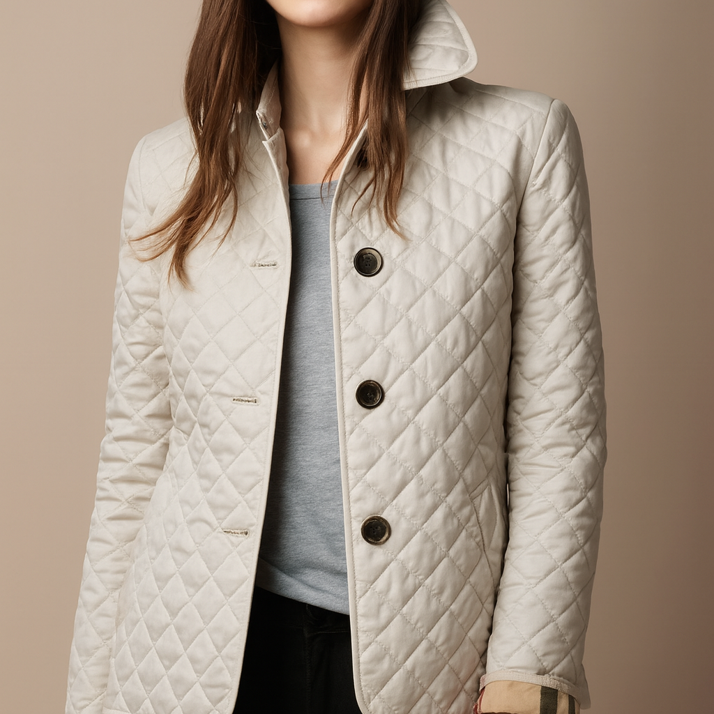 Madona Quilted Button Jacket