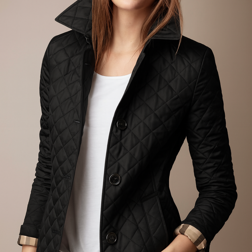 Madona Quilted Button Jacket