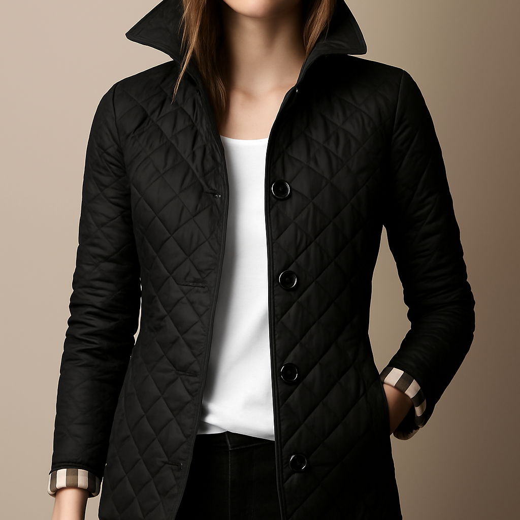 Madona Quilted Button Jacket
