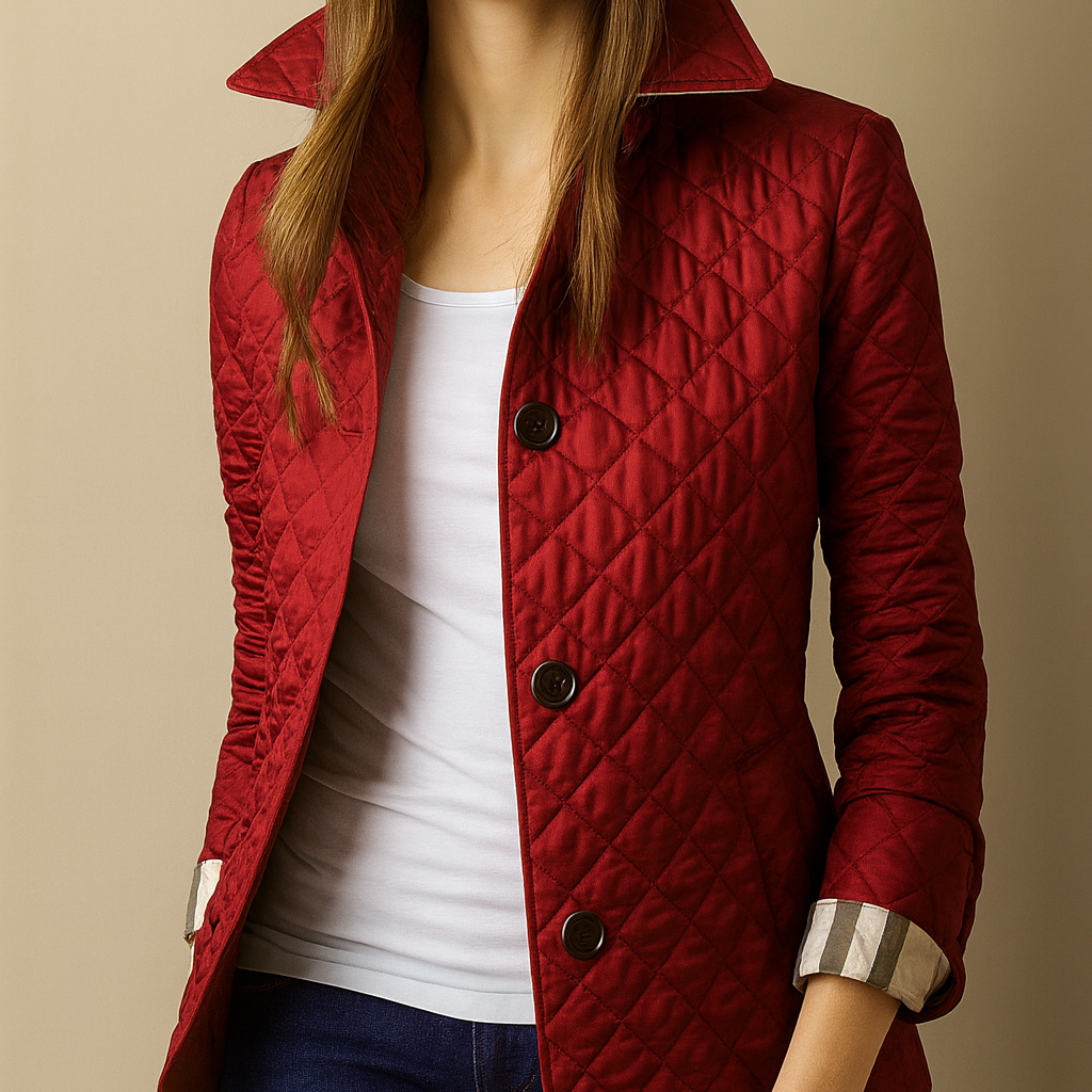 Madona Quilted Button Jacket