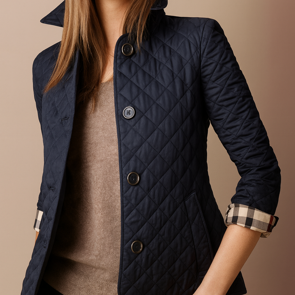 Madona Quilted Button Jacket