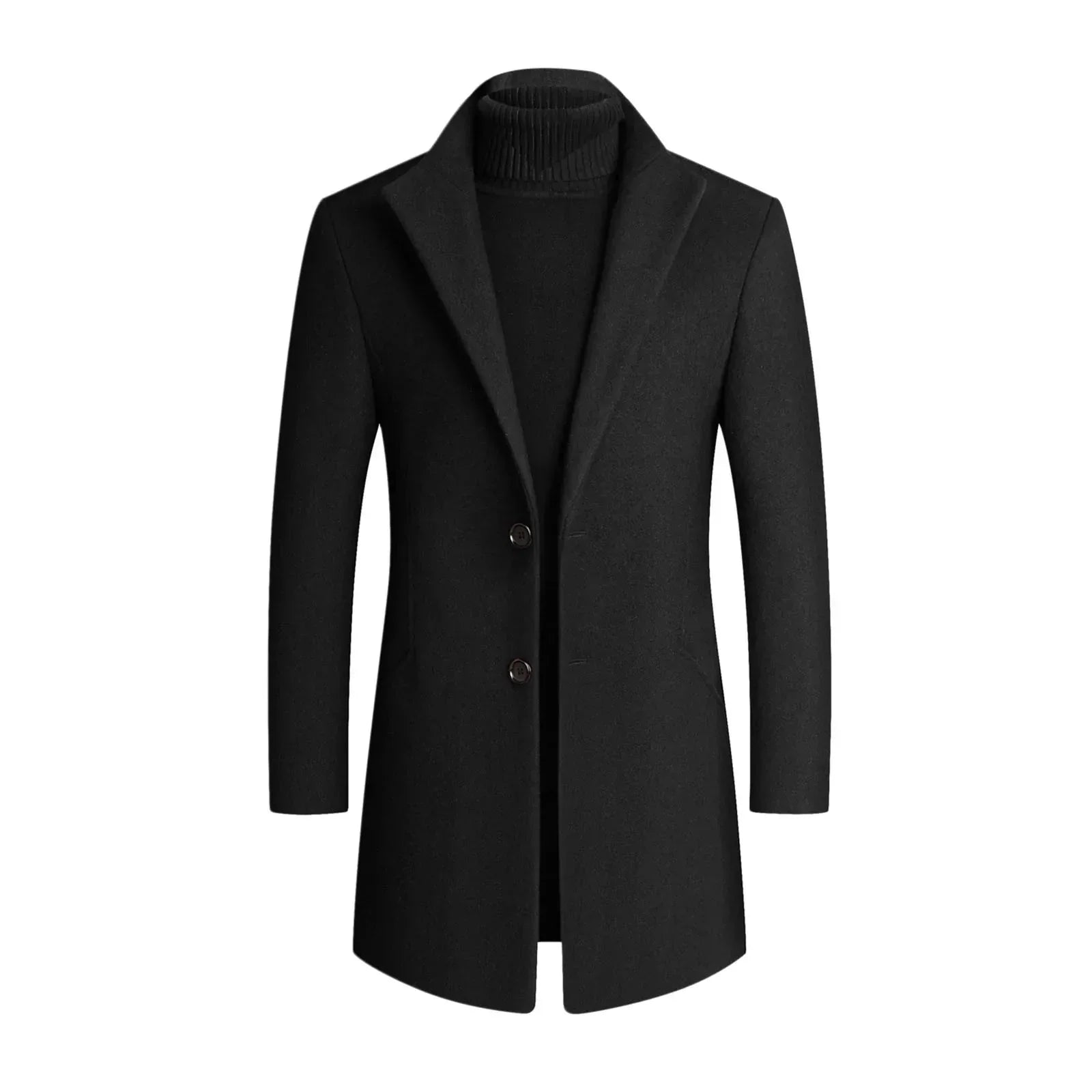 Heisenberg Men's Slim-Fit Dress Coat