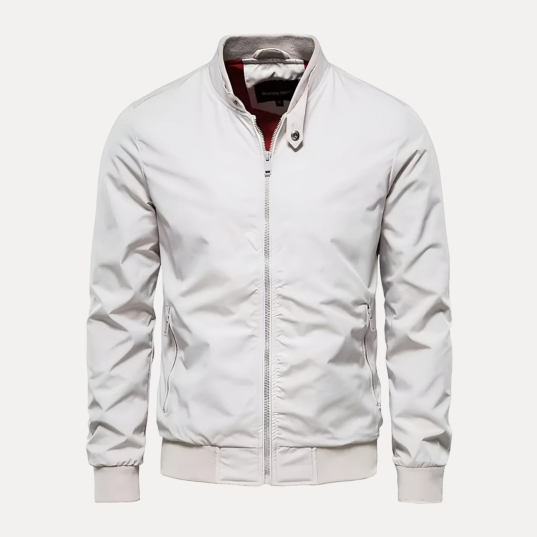 Austin Stand Collar Bomber Jacket