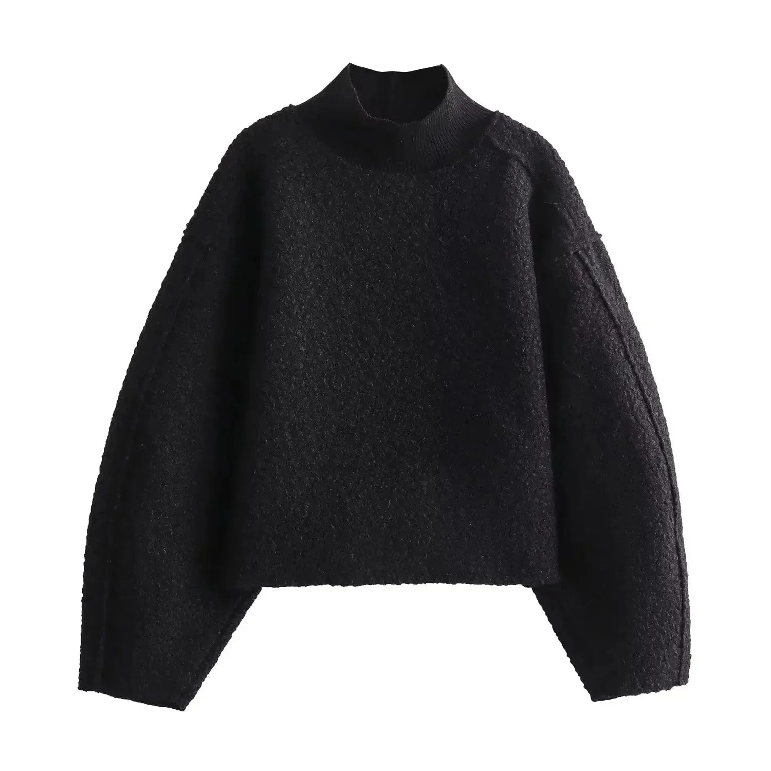 Rayan Textured Turtleneck Pullover