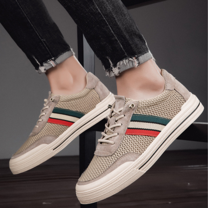 Beckham Mesh Suede Sneakers