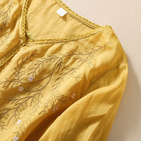 Jane Austen Linen Blouse