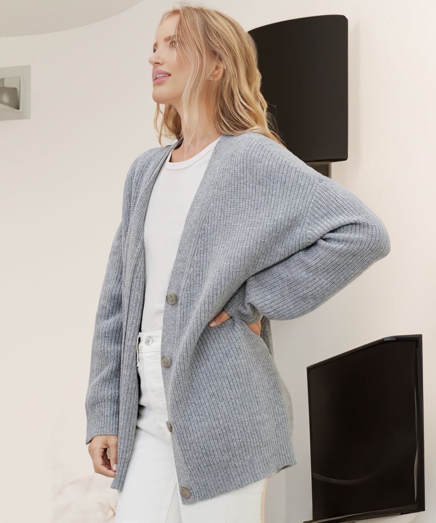 Rossana Women's Oversized Button Cardigan