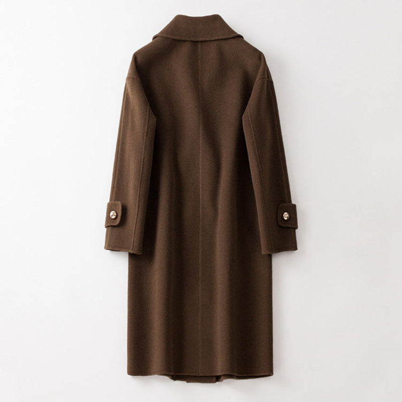 Rasha Women's Long Cashmere Overcoat