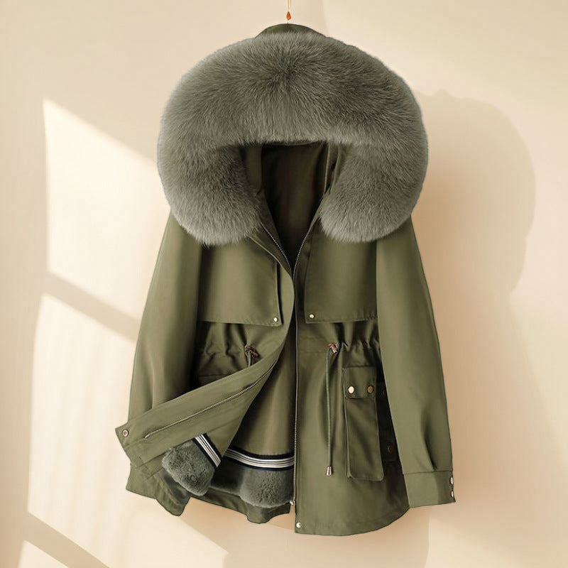 Latina Women's Parka Fur Coat