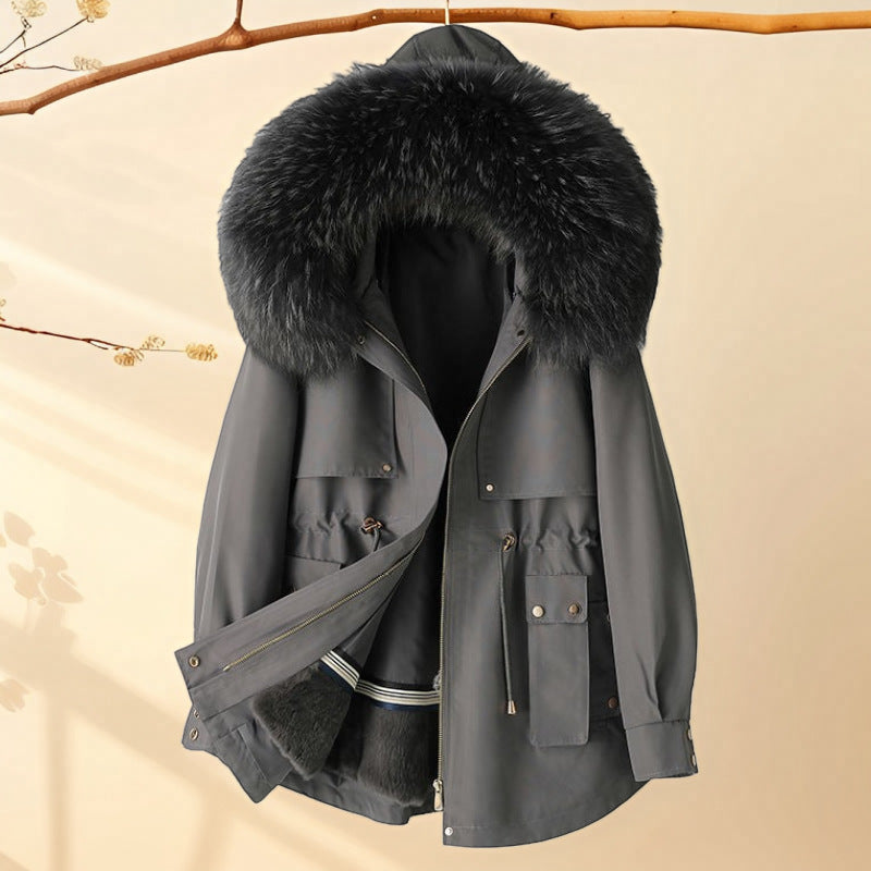 Latina Women's Parka Fur Coat