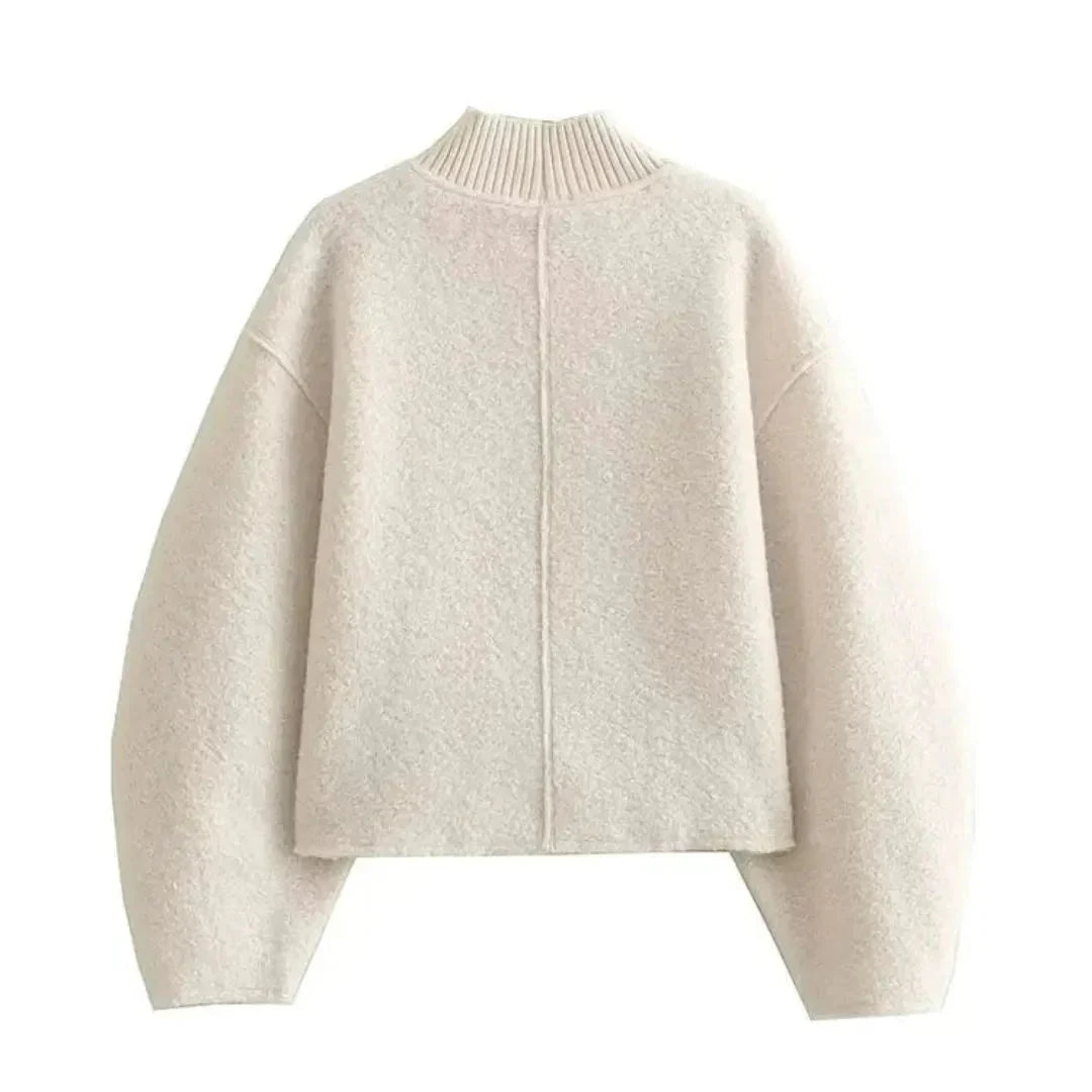 Rayan Textured Turtleneck Pullover