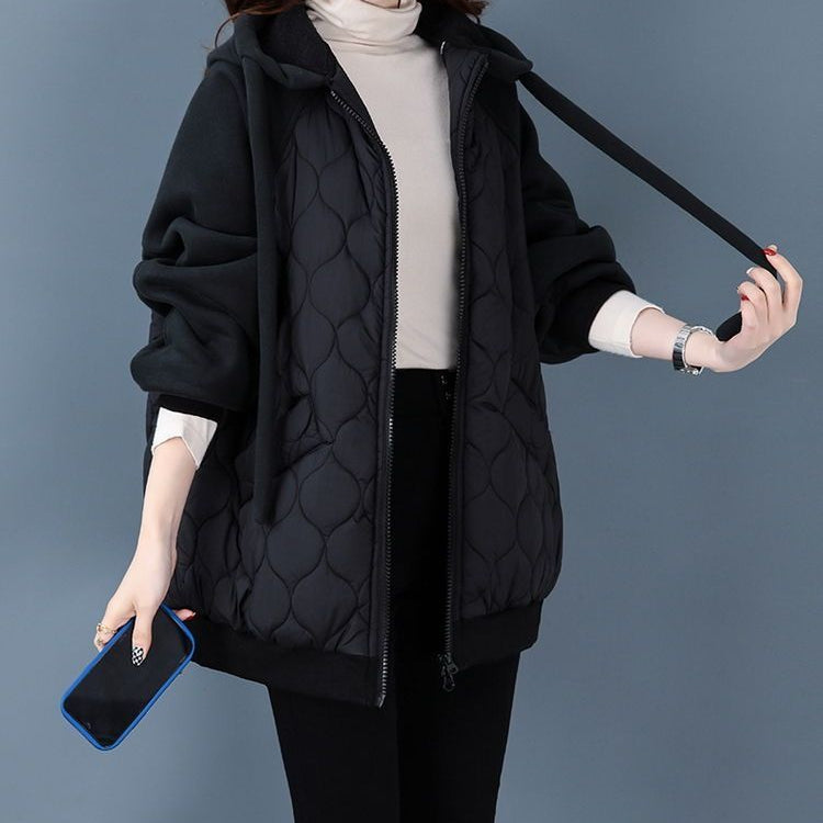 Elena Women Quilted Hooded Jacket