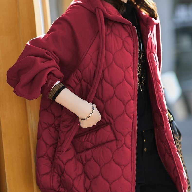 Elena Women Quilted Hooded Jacket