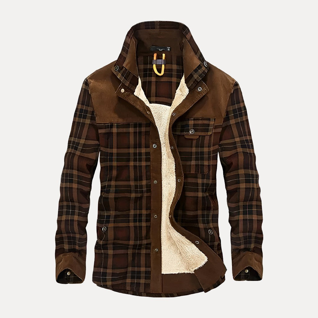 Outlander Men's Trail Wool Plaid Jacket