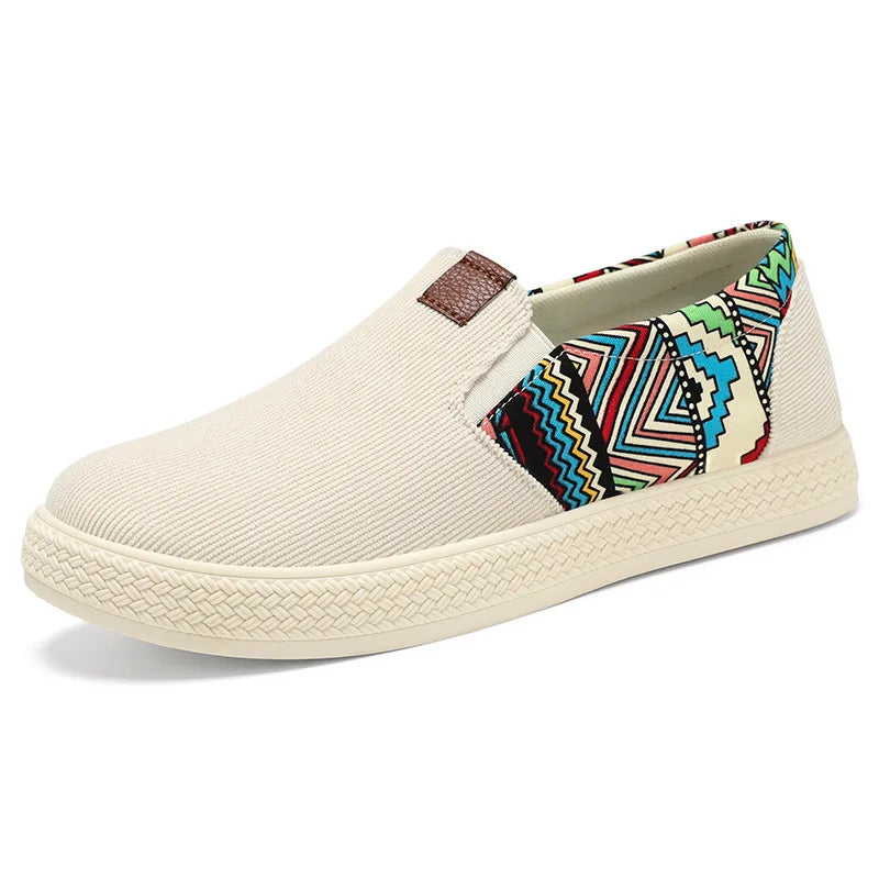 Casvian Canvas Slip On Loafers