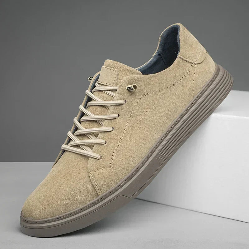 Lethan Men's Suede Leather Sneakers