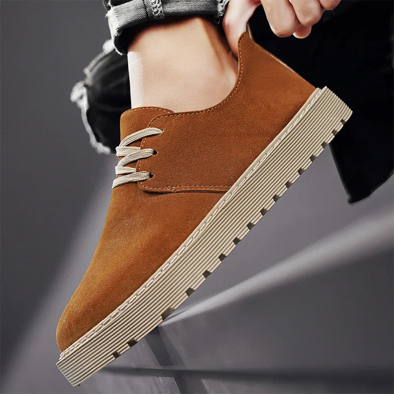 Men's Genuine Suede Sneakers