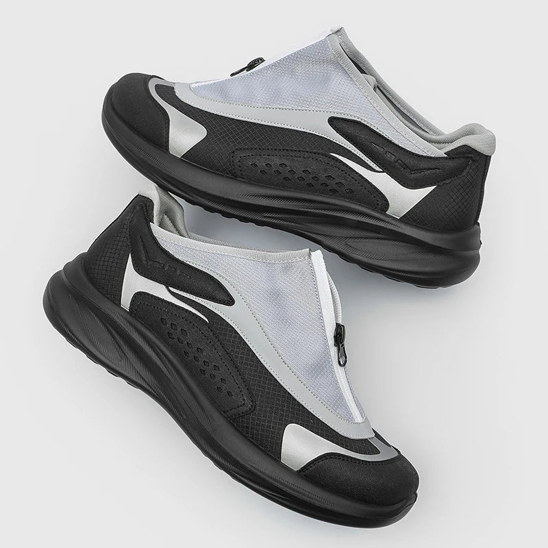 Earthquake Zipper Street Sneakers